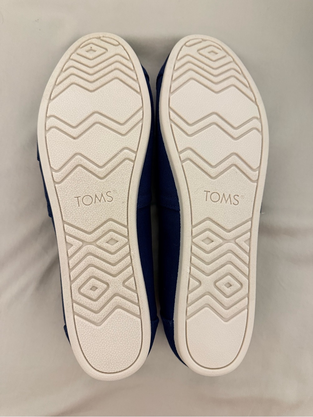 TOMS Alpargata Women’s Navy Canvas Slip On Shoes Size 9.5 - Picture 9 of 10